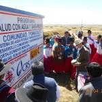 Inauguracion de Poma Colto a cargo del Embajador de Espana en Bolivia